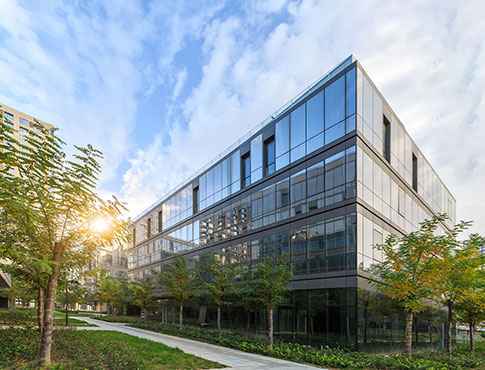 glass building